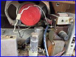 FOR PARTS Vintage Grundig Wood Tube Radio model 101-U AM/FM