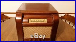 Fada 602 radio record player RARE vintage 78 rpm wooden c1940's 1947 tube