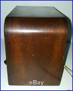 Fada Antique Wood Radio Art Deco Electric Vintage Rare Tube Technology USA