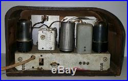 Fada Antique Wood Radio Art Deco Electric Vintage Rare Tube Technology USA