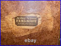 Fada Art Deco style vintage bakelite tube radio Fada Scope