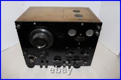 Federal Type 57 Radio (1922) VG Brass/Copper Case 4x UX201A Tubes Included Federal Type 57 Radio (1922) VG Brass/Copper Case 4x UX201A Tubes Included