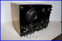 Federal Type 57 Radio (1922) VG Brass/Copper Case 4x UX201A Tubes Included Federal Type 57 Radio (1922) VG Brass/Copper Case 4x UX201A Tubes Included