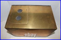 Federal Type 57 Radio (1922) VG Brass/Copper Case 4x UX201A Tubes Included Federal Type 57 Radio (1922) VG Brass/Copper Case 4x UX201A Tubes Included