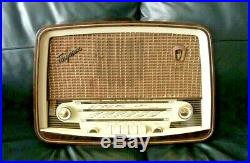 Ferguson 384U Radio Working Vintage 1955 Early FM Valve Tube Radio MW LW SW