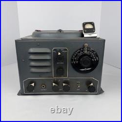 Fisher Research Labs RF45 Direction Finder Receiver Vintage Tube Radio Untested