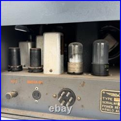 Fisher Research Labs RF45 Direction Finder Receiver Vintage Tube Radio Untested