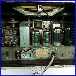 For Repair Vintage Tube Radio Philco Hippo 48-460 Ivory Bakelite Table AM 1948