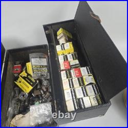 Full Untouched Vintage Sylvania Electronic Tubes TV Radio Serviceman Case