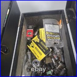 Full Untouched Vintage Sylvania Electronic Tubes TV Radio Serviceman Case