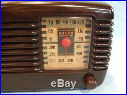 Fully Restored 1946 Vintage Philco Model 46-200 Antique Tube Working AM Radio