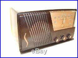 Fully Restored 1951 Silvertone Model 15 Antique Vintage Tube Working AM Radio