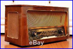 Fully Restored! Tefifon T573 German Vintage Tube Radio + Tefi Player Excellent