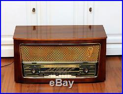 Fully Restored! Tefifon T573 German Vintage Tube Radio + Tefi Player Excellent