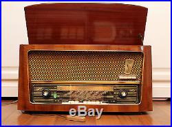 Fully Restored! Tefifon T574 German Vintage Tube Radio + Tefi Player Excellent