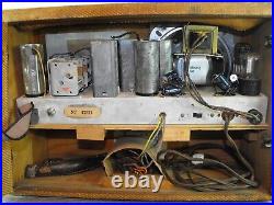 GE General Electric Interceptor BEAM-A-SCOPE Vintage AM Tube Radio WORKING
