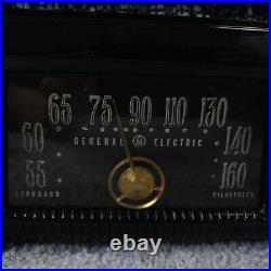 GE General Electric Tube Radio Model 200 Bakelite Black AM Vintage Working