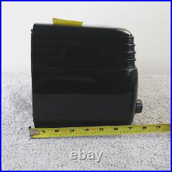 GE Tube Radio Model 200 Vintage 1950's Bakelite Black AM General Electric Works