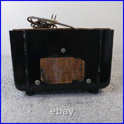 GE Tube Radio Model 200 Vintage 1950's Bakelite Black AM General Electric Works