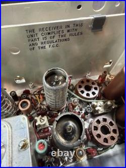 GE Vintage 1960's EG48ST8 UHF Mobile Two-Way Tube Radio Transceiver 450-470 MHz