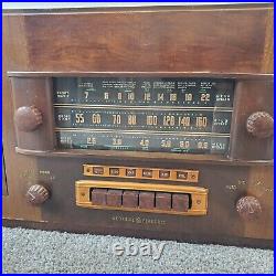 General Electric J-71 Tube Radio AM Shortwave GE Vintage 1940's RARE Works