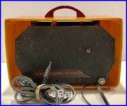 General Electric L-570 1940 Catalin Bakelite vintage vacuum tube radio