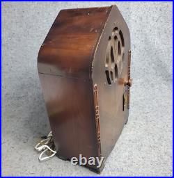 Gloritone Cathedral Tombstone Tube Radio Model 27 Screen Grid AM Vintage Gloritone Cathedral Tombstone Tube Radio Model 27 Screen Grid AM Vintage