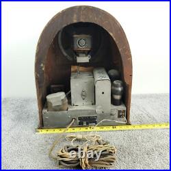 Gloritone Cathedral Tube Radio Vintage 1930's Screen Grid AM Wooden NOT Working