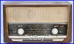 Graetz Musica 617 vintage tube radio sound booster speakers restored Germany