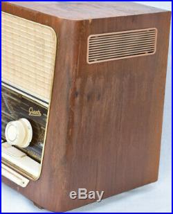 Graetz Musica 617 vintage tube radio sound booster speakers restored Germany