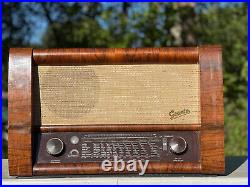 Graetz Super 157w Short Wave Fm Tube Radio Vintage Tabletop 1951