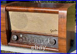 Graetz Super 157w Short Wave Fm Tube Radio Vintage Tabletop 1951