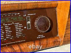 Graetz Super 157w Short Wave Fm Tube Radio Vintage Tabletop 1951