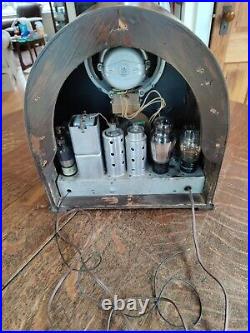 HTF Vintage US Radio Model 305-6 Gloritone Cathedral Radio Working Restored