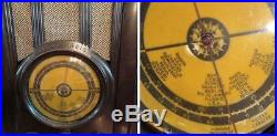 HUGE! Vintage Pilot Multi Band Bakelite Radio Machine Age Art Deco (Model 203)