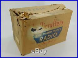 Hallicrafters HT-40 Mark I Vintage Tube Ham Radio Transmitter with Box