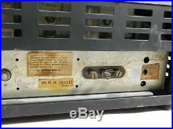 Hallicrafters SX-42 Vintage Tube Ham Radio Receiver (looks good, powers up)