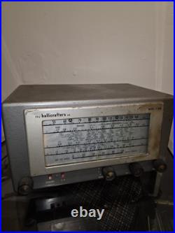 Hallicrafters S-38D Vintage Shortwave Tube Radio Receiver Working