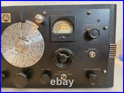 Hallicrafters Super Skyrider Vintage Tube Radio Communications Receiver SX-16