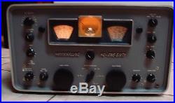 Hammarlund Vintage HQ 160 Ham Radio Tube Receiver SN 1033 video, for Parts