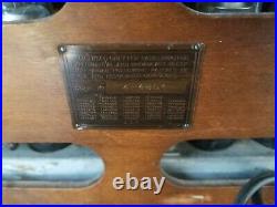 Hard To Find Vintage Westinghouse Model WR-21 Tabletop Tube Radio Working