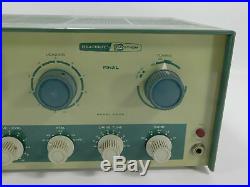 Heathkit DX-60 Vintage Tube Ham Radio Transmitter with Manual (untested)