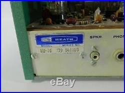 Heathkit HW-16 Vintage Tube Ham Radio CW Transceiver (untested, extremely clean)
