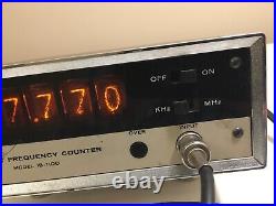 Heathkit IB-1100 Frequency Counter VTG Nixie Tube Display HAM Radio