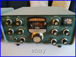 Heathkit SB-101 Vintage Tube HF Ham Radio Transceiver withmanual Appears Working