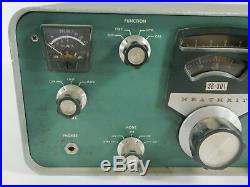 Heathkit SB-301 Vintage Tube Ham Radio Receiver with Filters (original, untested)