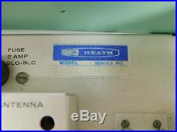 Heathkit SB-310 Vintage Tube Ham Radio Receiver with Filters + SB-310-3 (untested)