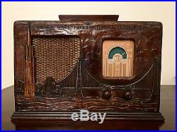 Historic RCA Victor Golden Gate Exposition Vintage Antique Old Radio from 1939