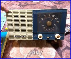 Hitachi Vacuum Tube Radio Restored, Reception Confirmed Vintage (1957) Japan