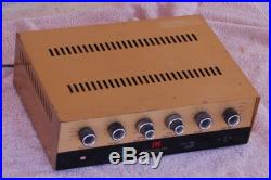 ITC Vintage Stereo Tube Amplifier SA-2000 Radio Receiver